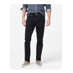 J Crew NWT 484 Slim Fit Jeans Deep Black Denim Pants NEW Men's Size 30x32